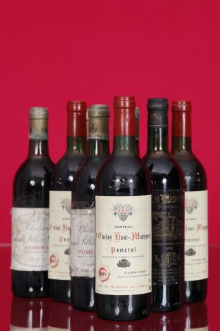 Pomerol Ensemble de 8 bouteilles