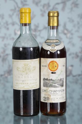 Vins liquoreux 2 bouteilles