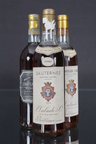 Vins liquoreux Bordeaux 3 bouteilles