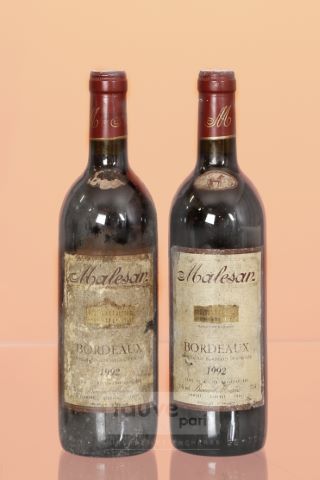 Malesan, Bordeaux 2 bouteilles