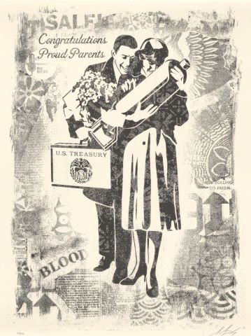 Shepard Fairey (né en 1970) Congratulations Proud...