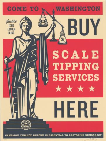 Scale tipping services [Justice is no longer blind]