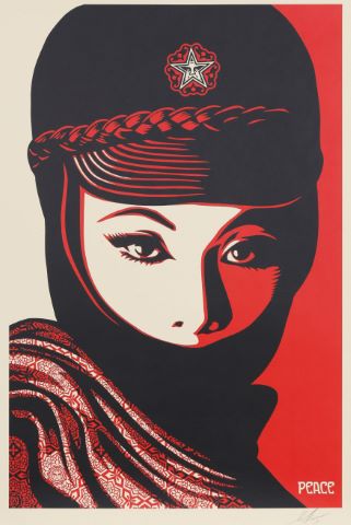 Shepard Fairey (né en 1970) Mujer Fatale