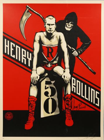 Shepard Fairey (né en 1970) Rollins 50