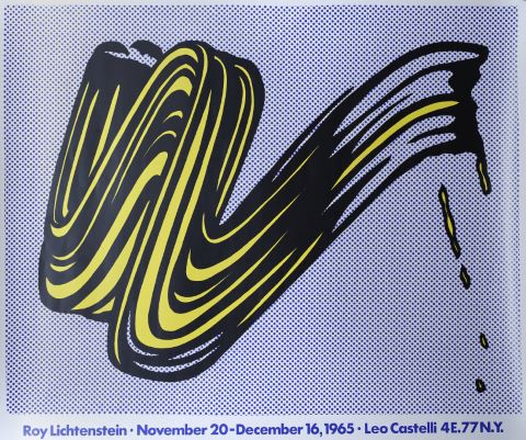 Affiche d’exposition chez Leo Castelli