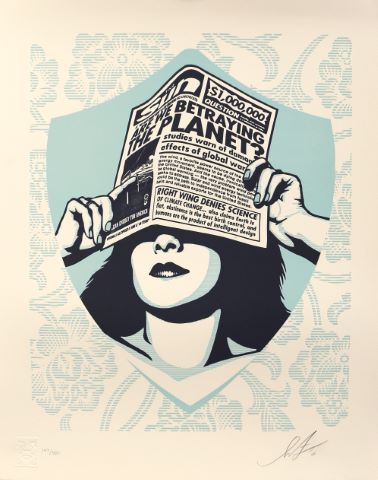 Shepard Fairey (né en 1970) Earth Crisis...