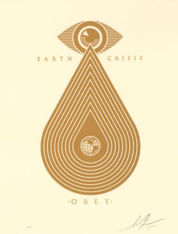 Shepard Fairey (né en 1970) Earth Crisis -...