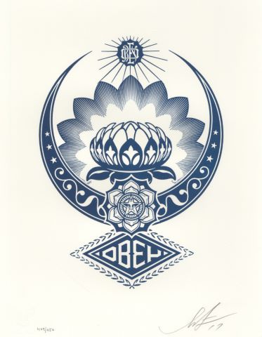 Shepard Fairey (né en 1970) Obey - Letterpress