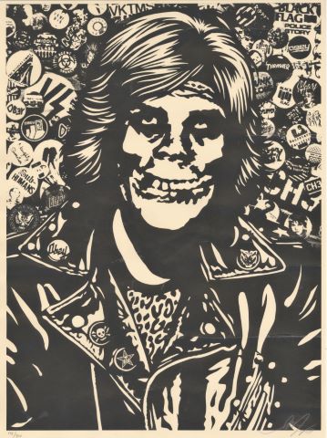 Shepard Fairey (né en 1970) Friend rocker
