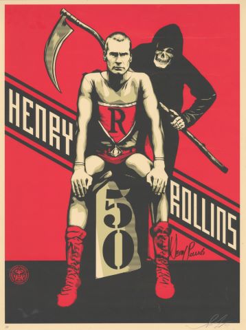Shepard Fairey (né en 1970) Henry Rollins