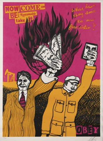 Shepard Fairey (né en 1970) et Jamie Reid (né...
