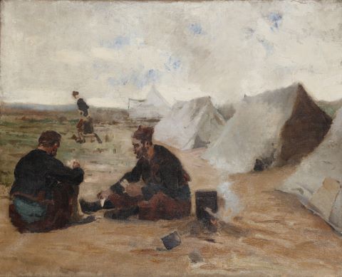 Bivouac de zouaves