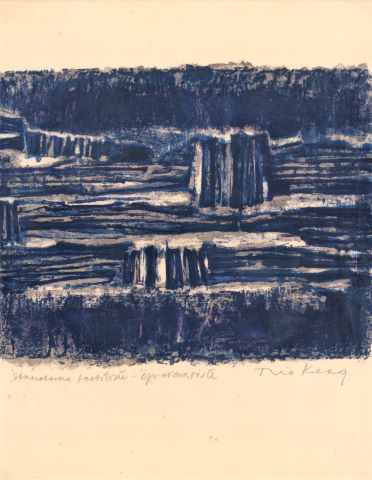 Théo Kerg (1909-1993) Structure tactiliste