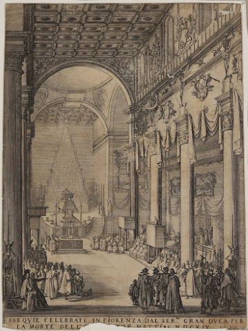 Obsèques célébrées à Florence par le Sérénissime Grand Duc pour…