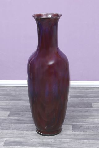 Grand vase balustre à long col