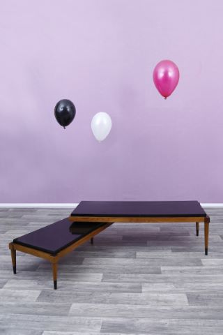 Table basse escamotable
