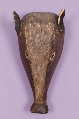 Tshokwe, Angola Masque cochon “Mukishi wa Ngulu”
