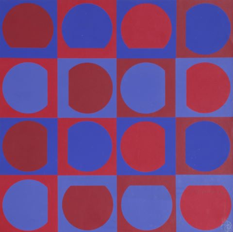 Victor Vasarely (1906-1997) Composition