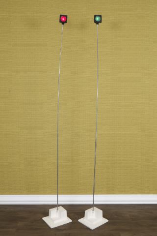 2 signaux simples (vert & rouge)