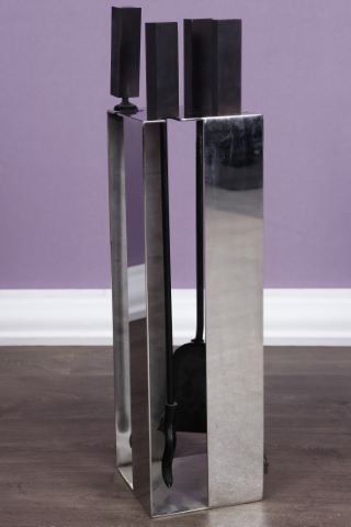 Attribué à Jacques Adnet Serviteur de cheminée