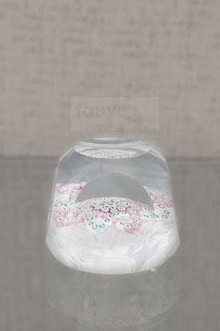 Sulfure presse-papier millefiori