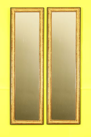 Paire de miroirs rectangulaires