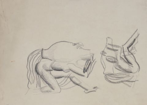 Jean Dupas (1882-1964) Le Fleuve, étude...