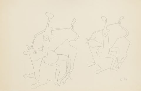 Le Rapt d’Hélène (deux études)