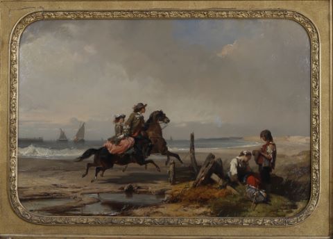 Galop sur la plage