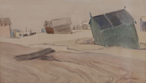 Jacques Nam (1881-1994) La Plage de Berck
