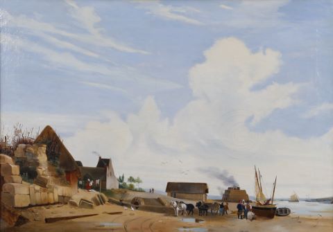 École française du début du XIXe siècle Marine