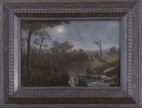 Eugène Antoine Lavieille (1820-1889) Clair de lune