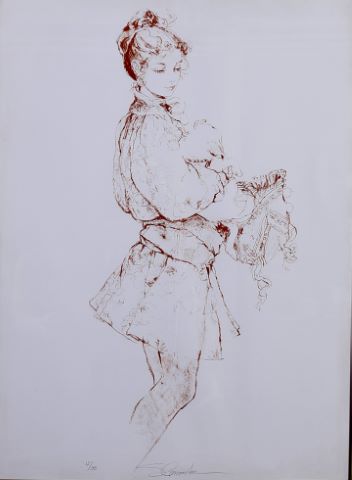Steve Carpenter (né en 1959) Jeune fille