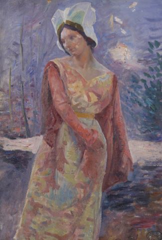 Henri Charrier (1859-1950) Bretonne