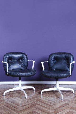 Bruce Hannah & Andrew Morrison Paire de fauteuils...