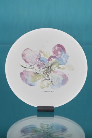 Assiette Orchidées