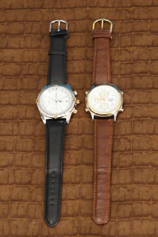 Ensemble de 2 montres chronographe