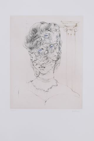 Visage à la colonne