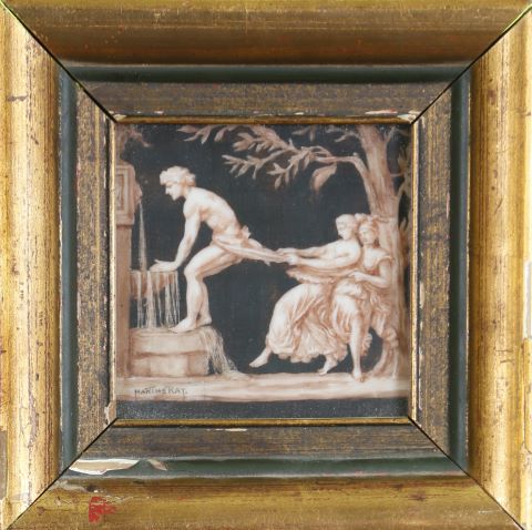 Jeune homme à la fontaine
