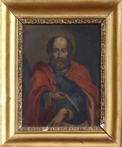 École flamande du XIXe siècle L'Apôtre Barthélémy