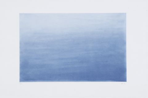 Aquatinte bleue