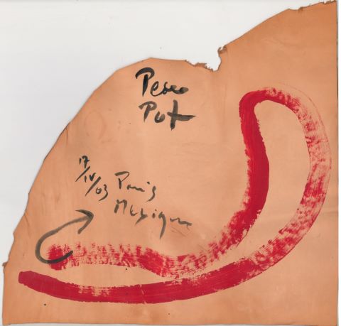 Fabrice Hyber (né en 1961) Ruban dénoué