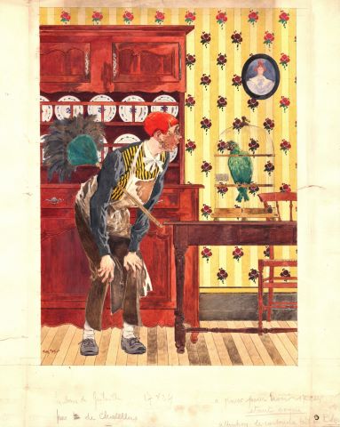 Ensemble de 3 illustrations