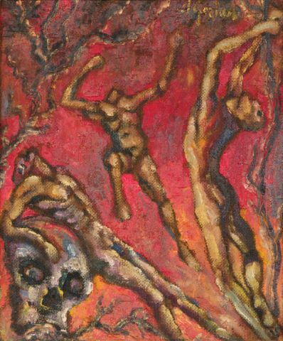Claude Gozlan (né en 1930) Les Damnés
