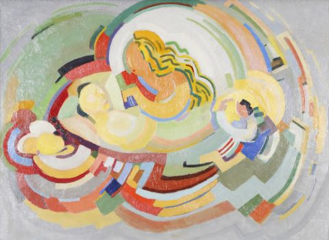 Anne Dangar (1887-1951), attribué à Composition