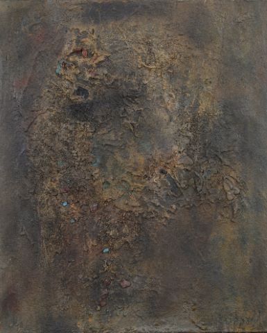 J. Jakob (XXe siècle) Composition abstraite