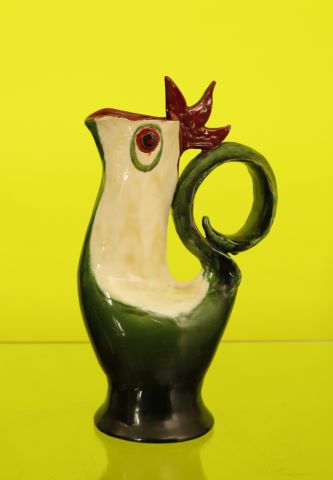 Vase en forme de coq