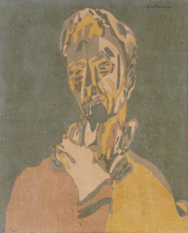 École grecque du XXe siècle (?) Portrait d’homme