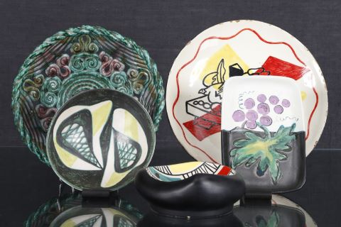Ensemble de coupes et plats [5 pièces]