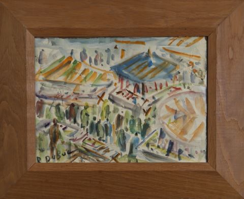 Roland Dubuc (1924-1998) La Fête foraine